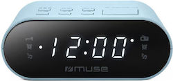 Muse Tabletop Digital Clock with Alarm & Radio M-10LA Muse Tabletop Digital Clock with Alarm & Radio M-10LA