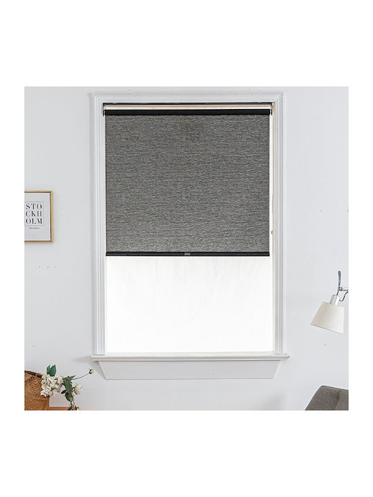 Roller Blinds 140x160 Grace Cordless Graphite 551462 140w x 160h