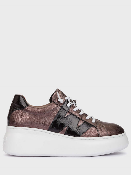 Damen Sneakers Plomo / Negro