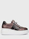Damen Sneakers Plomo / Negro