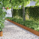 vidaXL Metal Garden Border in Brown Color 1.03m...