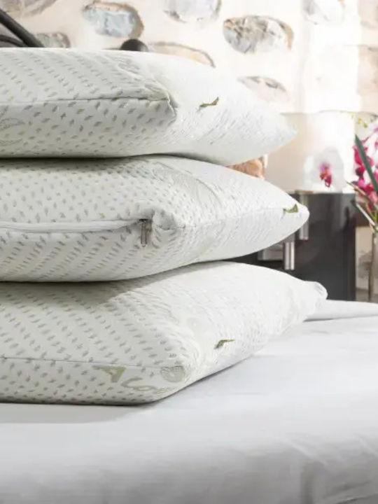 Alpha Foam Classic Aloe Vera Μαξιλάρι Ύπνου Memory Foam 42x65x16cm