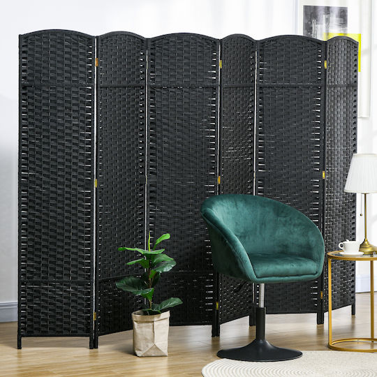 HomCom Διακοσμητικό Παραβάν Μεταλλικό 240x170cm