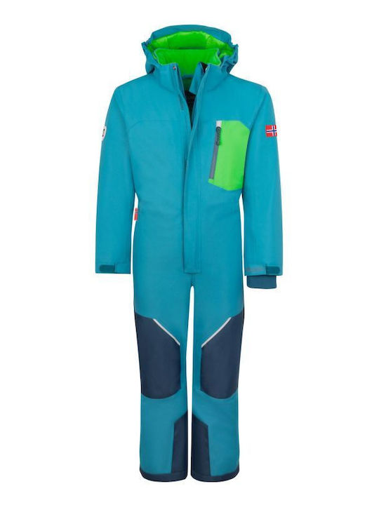 Trollkids 639-104 Kids Full Body Suit for Ski & Snowboard Blue