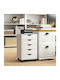 Schublade Büro aus MDF White 40x40x67cm