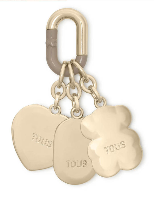 Tous Pack Keychains Hold Pendants Gold Metallic 0350000435