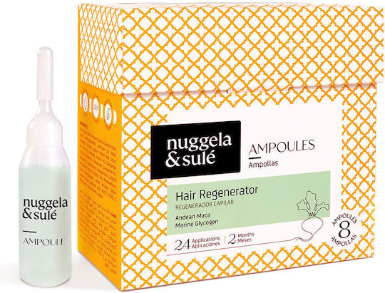 Nuggela & Sule Hair Regenerator Hair Ampoules against Hair Loss 8x10ml