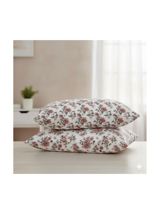 Olia Home Kissenbezug-Set Floral 52x72cm.