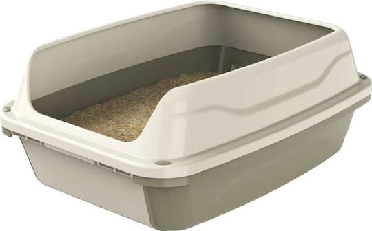 Georplast Cat Toilet for Corner with Sieve L56 x W40 x H25cm