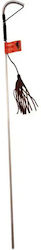 Purrfect Leather Bouncer Cat Teaser Rod Length Approximately 30 Inches Pet Supplies