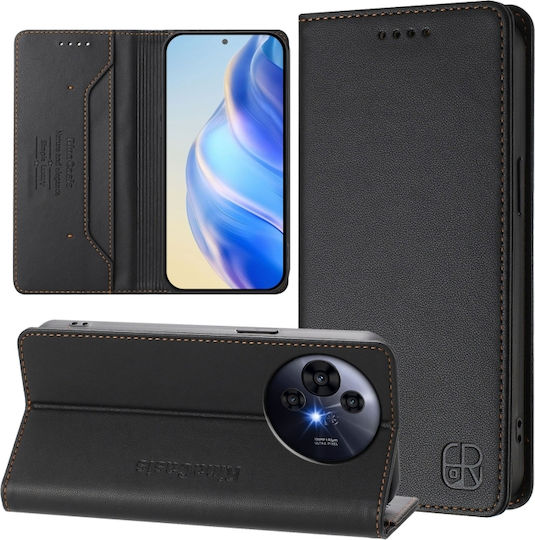 Magnetic Back Cover Piele / Silicon Negru (TCL 50 NXTPAPER 5G / TCL 50 Pro NXTPAPER 5G)