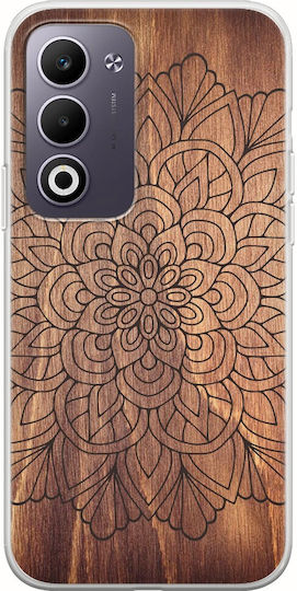 Mandala Wood Oppo A5 4G/5G Flexible TPU Transparent Silicone