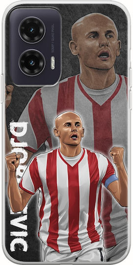 Football Legends Predrag Djordjevic Motorola Moto G35 5G Flexible TPU Transparent Silicone