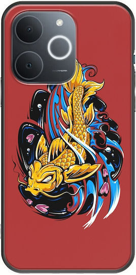 Japanese Fish Realme Note 70t Black TPU Black Silicone Mobile Phone Case