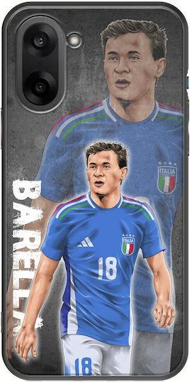 Euro 2024 Nicolo Barella OnePlus Nord CE5 5G Черен TPU Силиконов Калъф