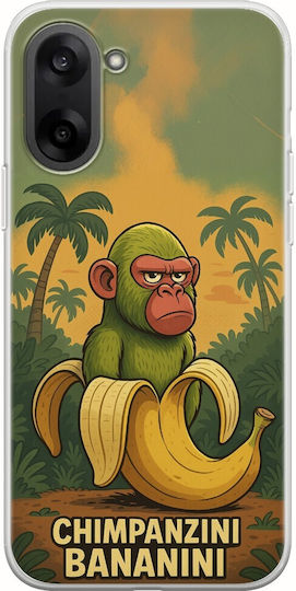 Brainrot Chimpanzini Bananini OnePlus Nord CE5 5G Гъвкав TPU Прозрачен Силикон