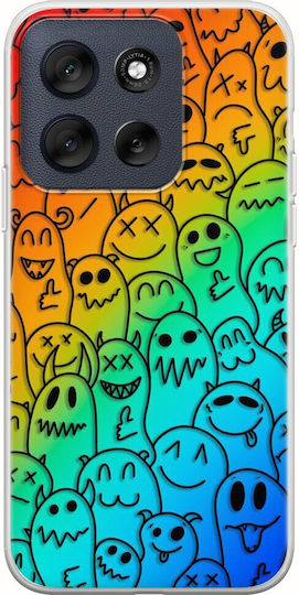 Funny Ghosts Motorola Moto G56 5g Flexible Tpu Διάφανη Σιλικόνη