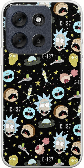 C-137 Rick Morty Motorola Moto G56 5G Flexible TPU Transparent Silicone Mobile Phone Case