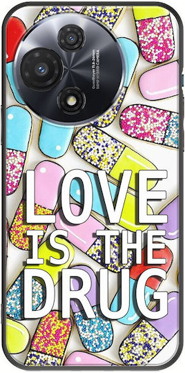 Love Is Drug Tcl 60R 5G Husa TPU Neagră Din Silicon