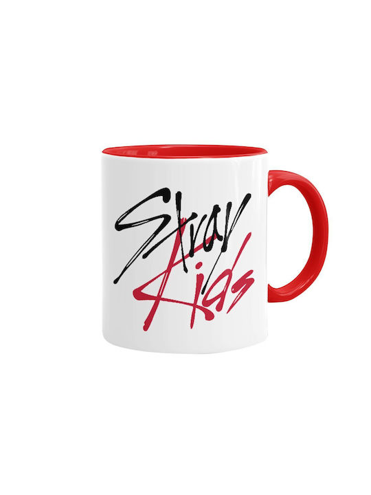 Koupakoupa Stray Kids Mug Ceramic Red 330ml