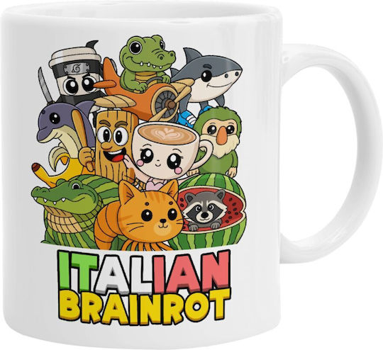 Koupakoupa Italian Brainrot Friends Κούπα Κεραμική Καφέ 330ml