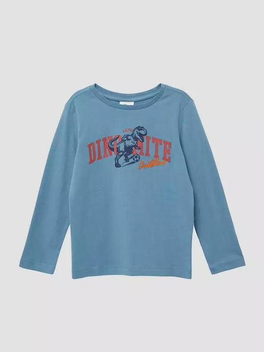 Kids' Shirt Long Sleeve Blue Raff