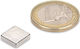 Parallelepiped Magnet 10x10x3mm Neodymium Traction Force 1.7kg