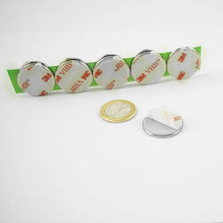 Neodymium Disc Magnet Φ30x2mm Self-Adhesive Traction Force 6kg Neodymium Disc Magnet Φ30x2mm Self-Adhesive Traction Force 6kg