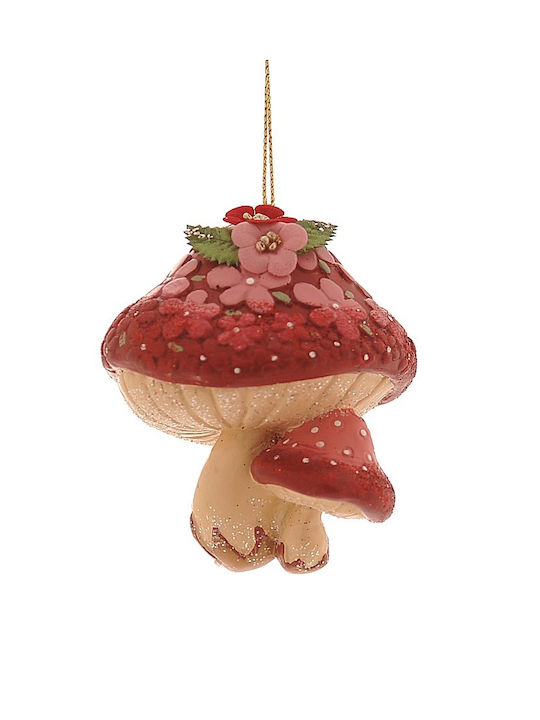 Christmas Tree Ornament Mushroom Resin Xmas Ornament Mushroom 18087 7.8 cm