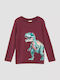 Kids' Shirt Long Sleeve Bordeaux