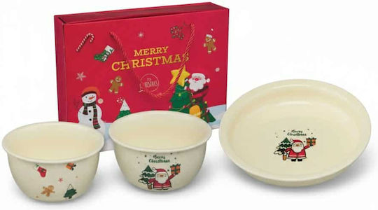 Nakos Weihnachtlich Schale Keramik Mehrfarbig