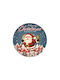 Trademarkt Christmas Platter Plastic Blue