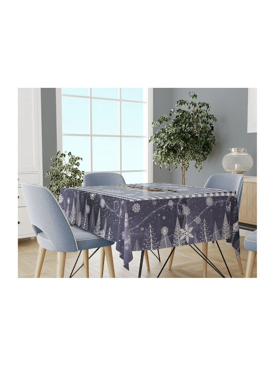 Mc Decor Christmas Tablecloth Square Blue L140x...