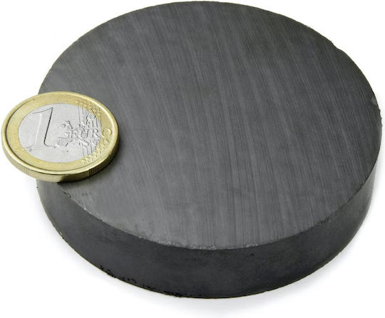 Магнит Диск Ф70x15mm Ферит Магнитна Сила 8,4kg