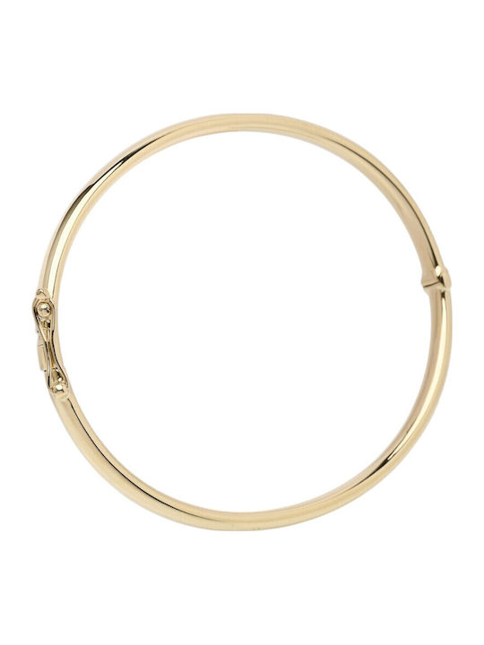Lunaorocreations Women's Yellow Gold 14K Handcuff Bracelet Small