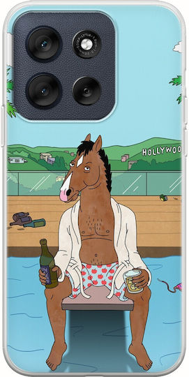 Bojack Horseman Motorola Moto G56 5G Flexible TPU Transparent Silicone