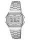 Q&Q Digital Men's Watch 34mm Battery with Silver Metal Bracelet