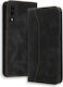 Bodycell Book Synthetic Leather / Leather Black Galaxy A30s