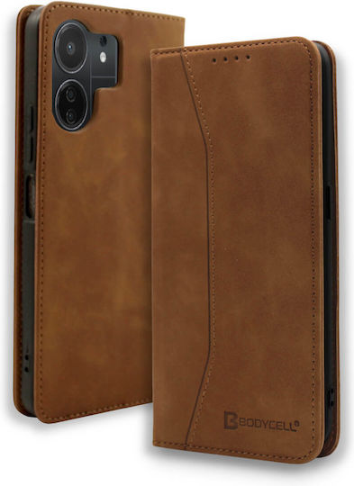 Bodycell Book Piele artificială / Piele Maro (Realme C65)