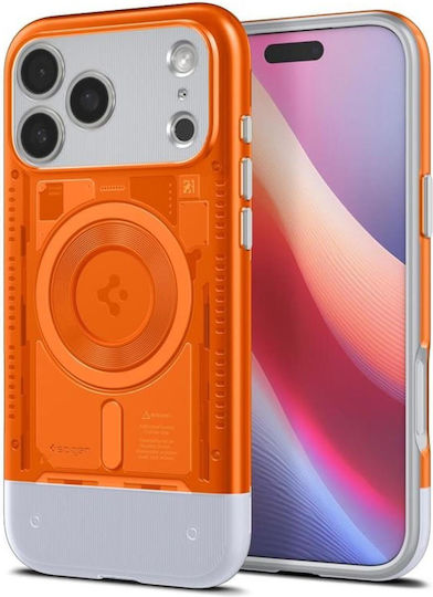 Spigen Classic C1 Задна корица Пластмаса / Силикон Оранжев (iPhone 17 Pro)