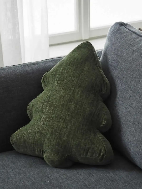 Christmas Decorative Pillow Xmas 283/07 Sage Green Gofis Home Polyester 35x45