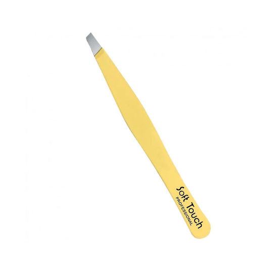 Kiepe Professional Τσιμπιδάκι Φρυδιών Soft Touch 95mm 116-4 Κίτρινο