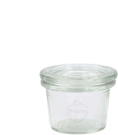 Weck Set of 12pcs Jars General Use with Lid Glass Transparent 35ml