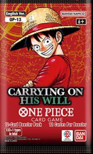 One Piece Op13 Carrying On His Will Booster Pack En