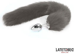 LateToBed Πρωκτική Σφήνα Γκρι 7cm