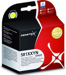 Касета Мастило Asarto Canon Cli-581xxly 824 Жълт