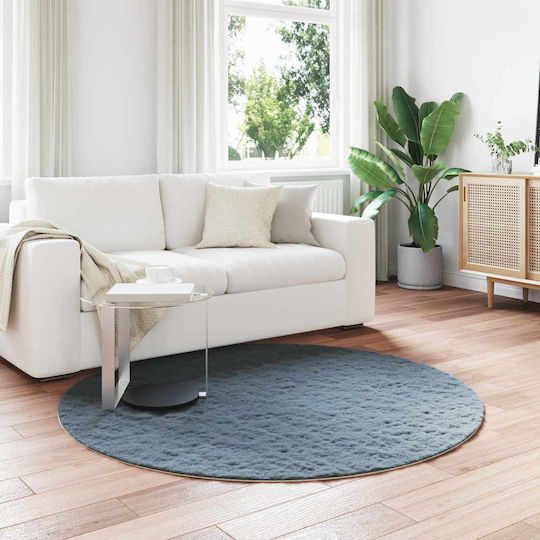 vidaXL Χαλί Στρογγυλό Ανθρακί Φ200cm