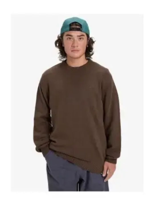Quiksilver Salt Water Pulover Mânecă Lungă Maro