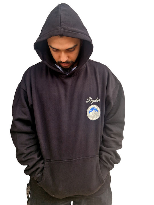 Sweatshirt with Hood Vintage Black