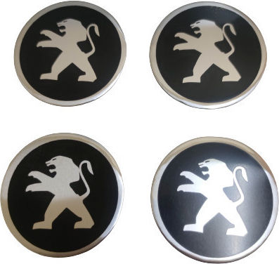 Αυτοκόλλητα Κέντρο Ζάντας 68mm Peugeot